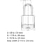 Master Lock Master Lock Magnum 2 in. H X 1-5 in. W X 2 in. L Steel Ball Bearing Locking Weather-Resistant Pad, PK2 M515XTLHCCSEN - alternate 3